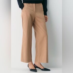 Aritzia Wilfred Chino Relaxed Hi-Rise Wide Pant
